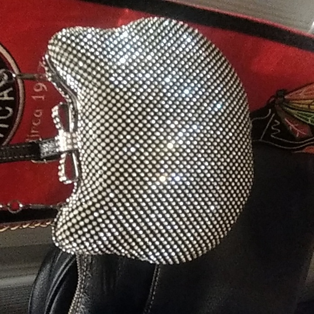 Kitty Rhinestone Purse